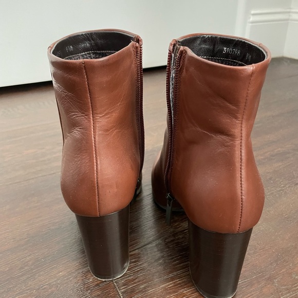 Aquatalia women’s 8.5 Florita whiskey brown leather boots - Picture 2 of 6